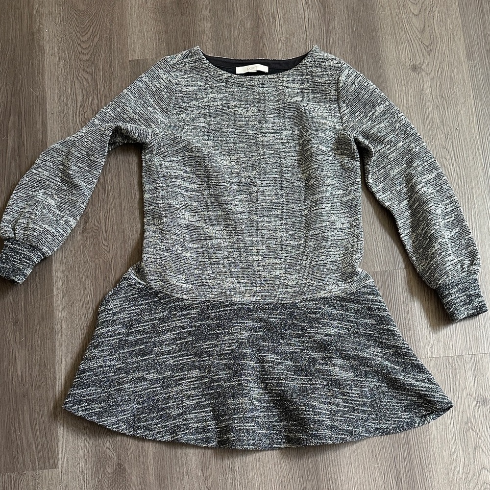 Women’s grey sweater dress